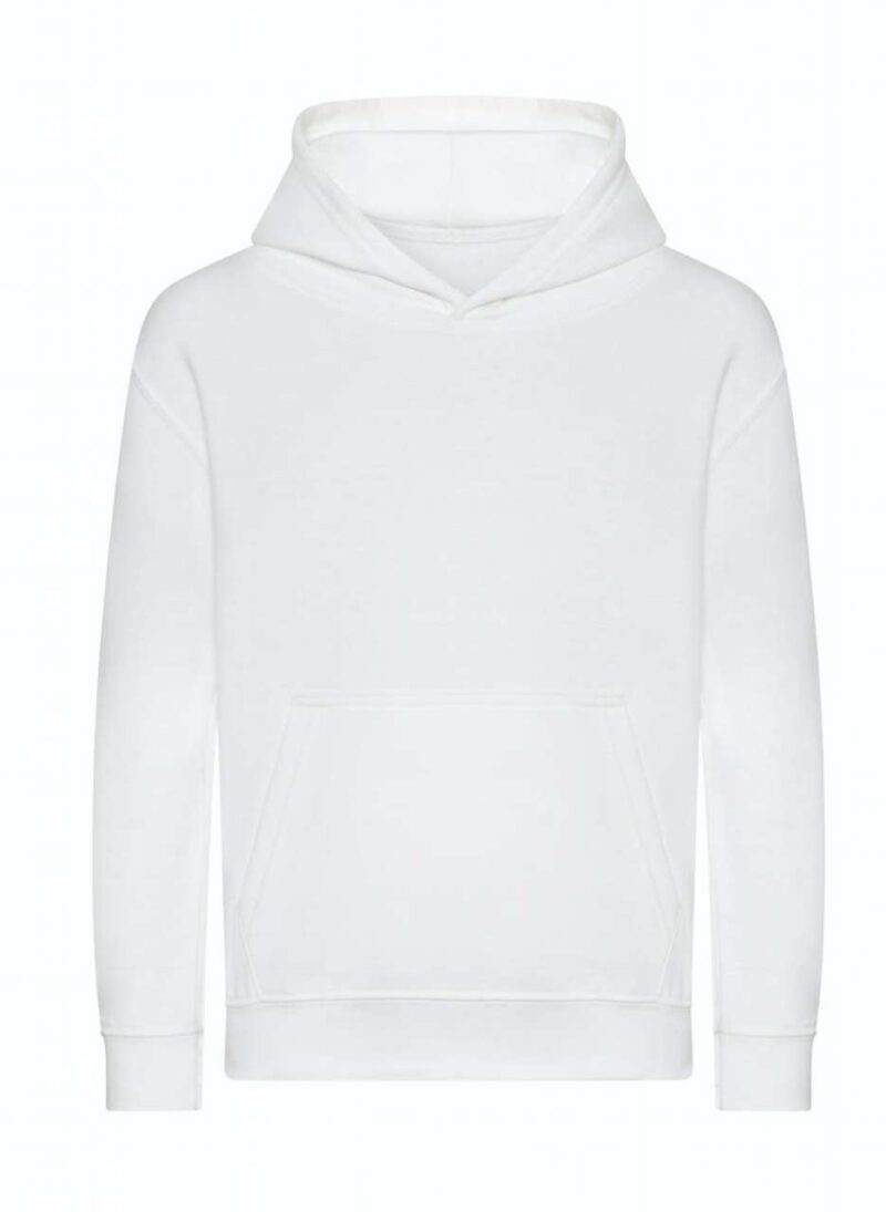 awjh201j-arctic_white-a1 Just Hoods KIDS ORGANIC HOODIE - Αρκτικό Λευκό