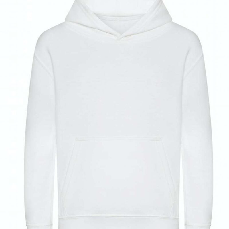awjh201j-arctic_white-a1 Just Hoods KIDS ORGANIC HOODIE - Αρκτικό Λευκό
