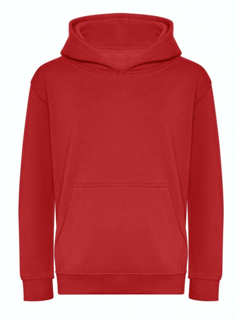 Just Hoods KIDS ORGANIC HOODIE - Φλογερό κόκκινο