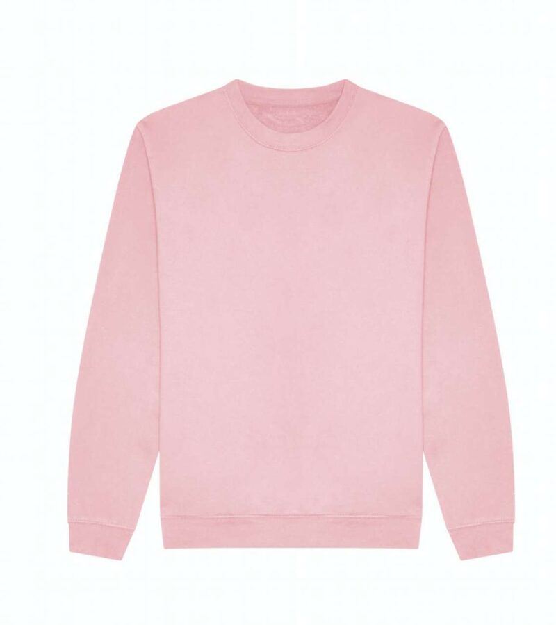 awjh230-baby_pink-a1 Just Hoods ORGANIC SWEAT - Ροζ του μωρού
