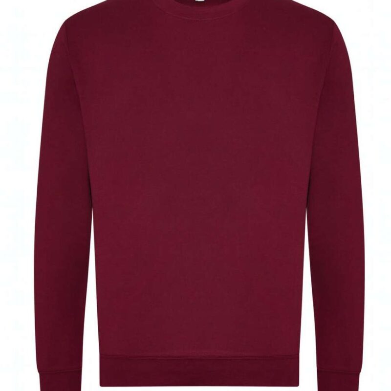 Just Hoods ORGANIC SWEAT - μπορντό