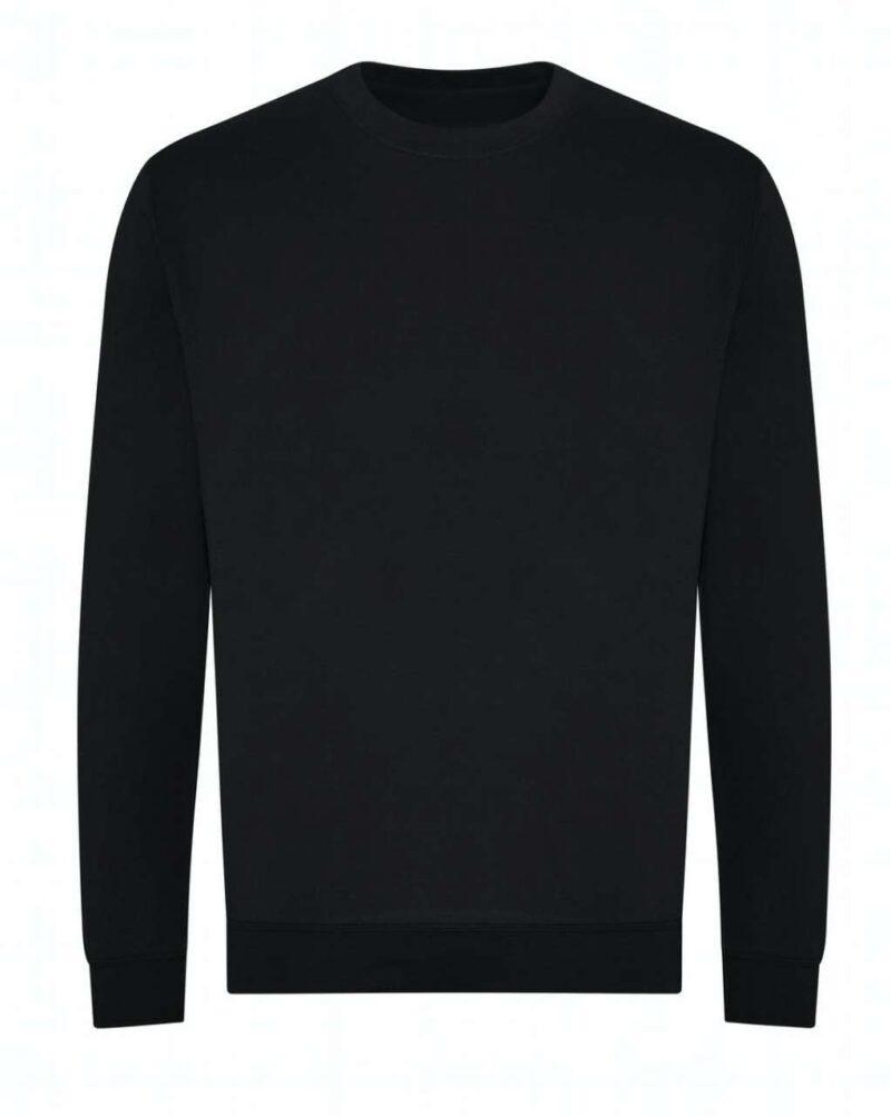 awjh230-deep_black-a1 Just Hoods ORGANIC SWEAT - Βαθύ Μαύρο