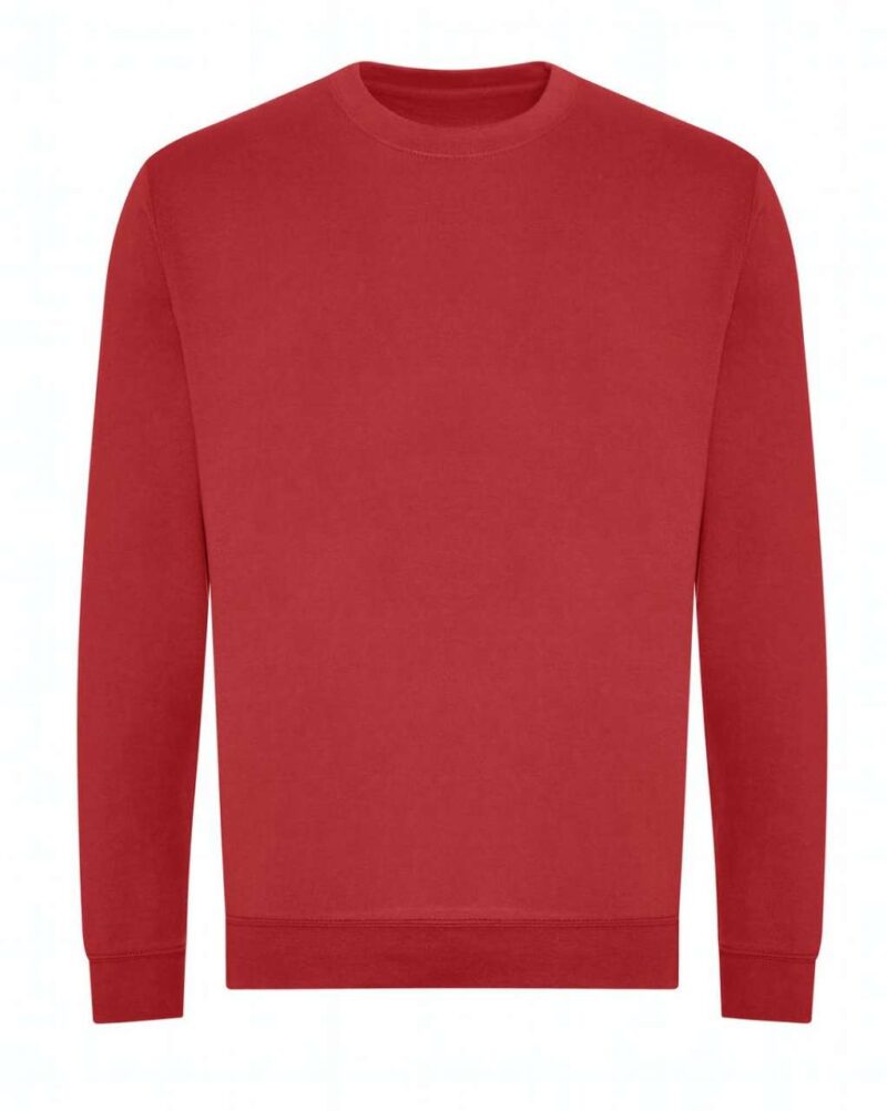 Just Hoods ORGANIC SWEAT - Φλογερό κόκκινο