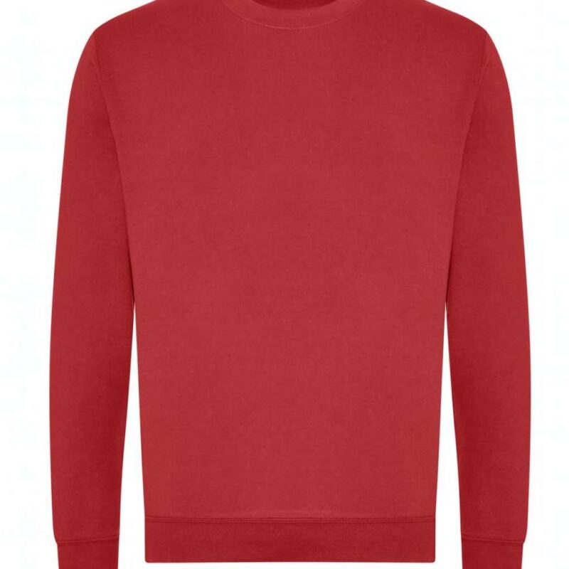 Just Hoods ORGANIC SWEAT - Φλογερό κόκκινο