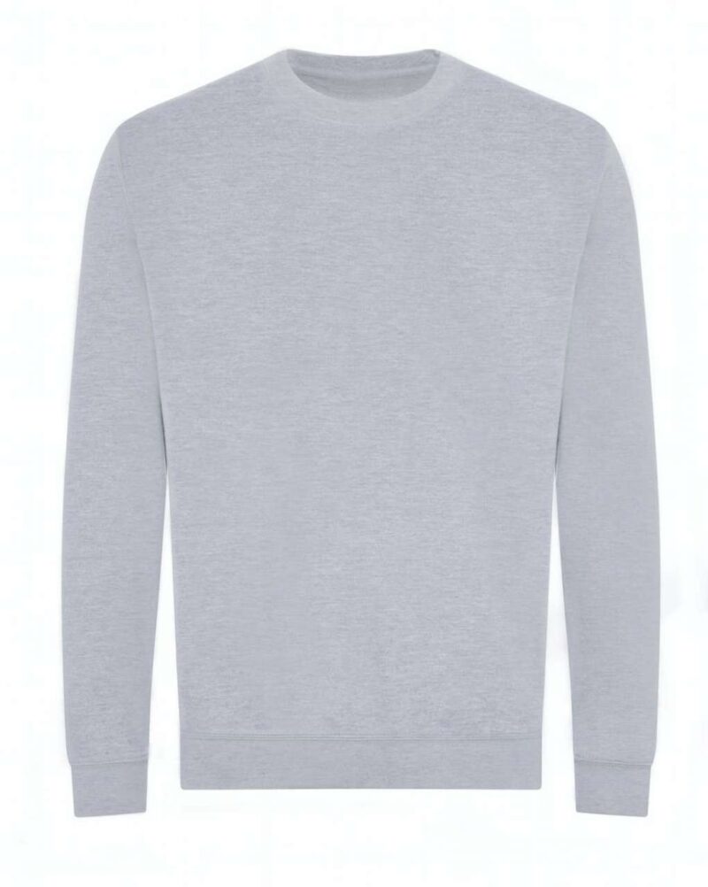 awjh230-heather_grey-a1 Just Hoods ORGANIC SWEAT - 75% Βαμβάκι/25% Πολυεστέρας