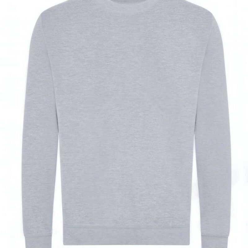 awjh230-heather_grey-a1 Just Hoods ORGANIC SWEAT - 75% Βαμβάκι/25% Πολυεστέρας