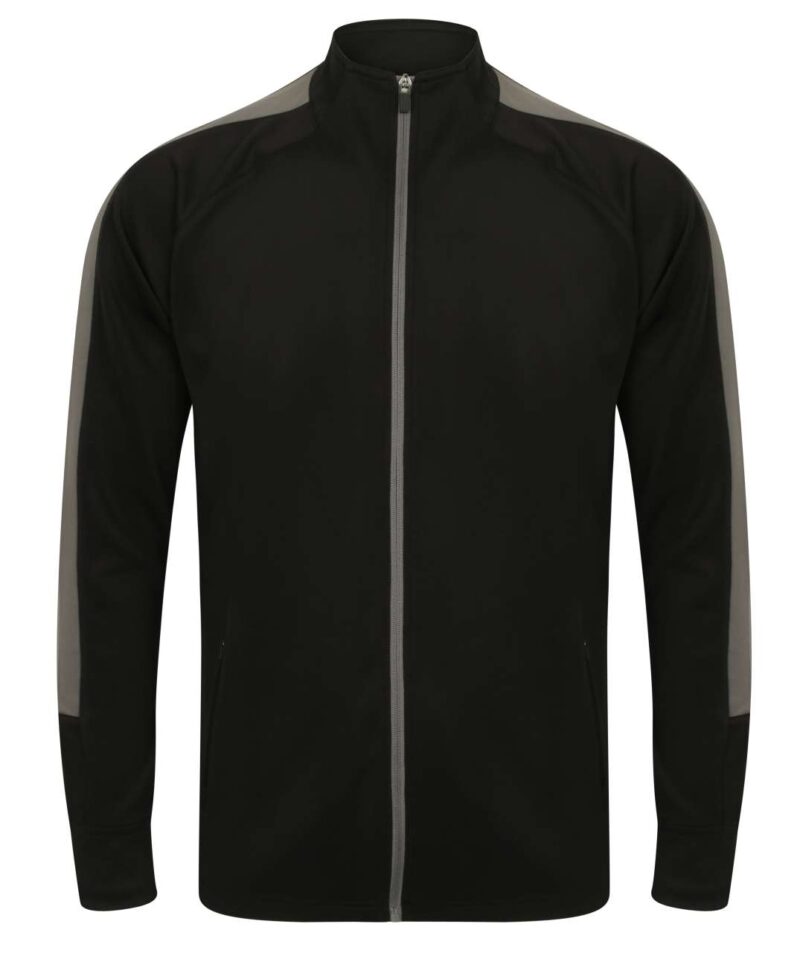 Finden + Hales TOP ADULT KNITTED για TRACKSUIT - Black/Emerald