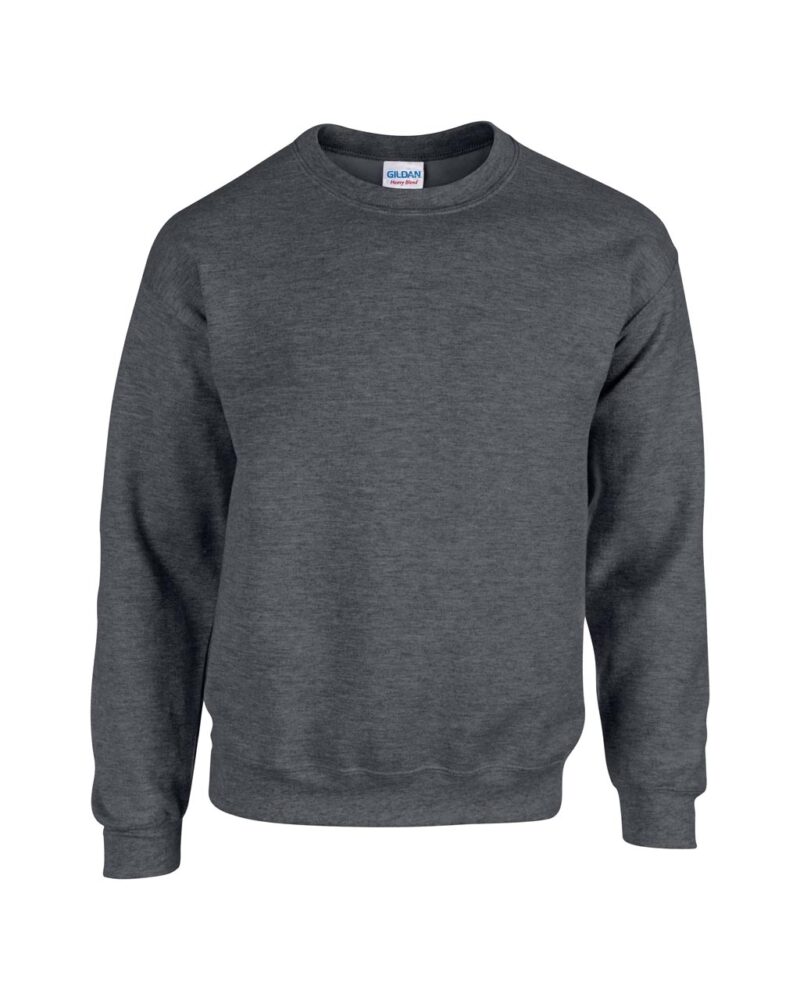 gi18000-dark_heather-c1 Gildan HEAVY BLEND™ SWEATSHIRT CREWNECK ADULT - Σκούρο Μελανζέ