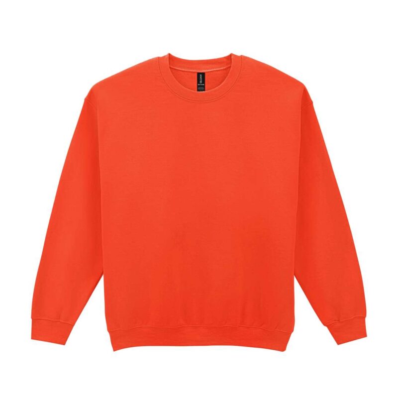 gi18000-orange-a2 Gildan HEAVY BLEND™ SWEATSHIRT CREWNECK ADULT - πορτοκαλί