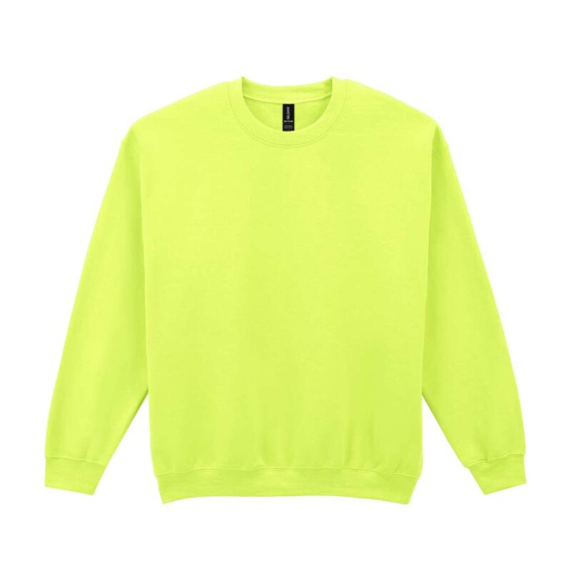 Gildan HEAVY BLEND™ SWEATSHIRT CREWNECK ADULT - Πράσινο Ασφαλείας