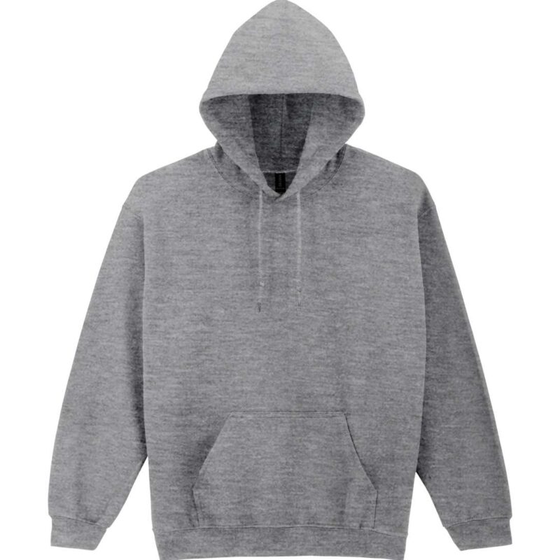 gi18500-graphite_heather-a2 Gildan HEAVY BLEND™ SWEATSHIRT HOODED ADULT - Γραφίτης Μελανζέ