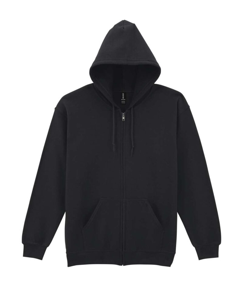 gi18600-black-a2 Gildan HEAVY BLEND™ SWEATSHIRT HOODED ADULT FULL ZIP - Μαύρο