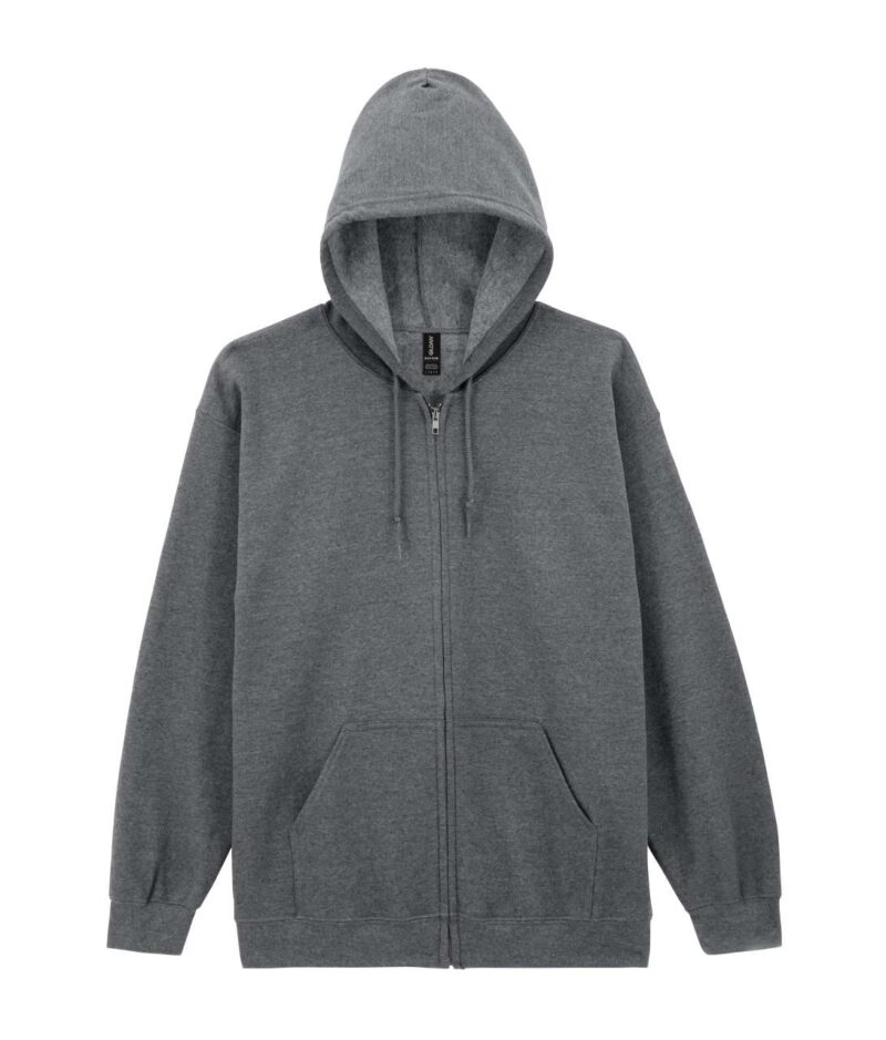 gi18600-graphite_heather-a2 Gildan HEAVY BLEND™ SWEATSHIRT HOODED ADULT FULL ZIP - Γραφίτης Μελανζέ
