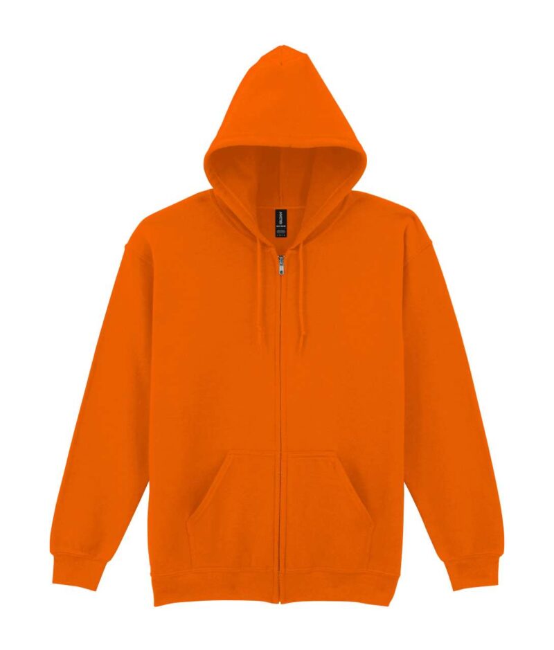 gi18600-sorange-a1 Gildan HEAVY BLEND™ SWEATSHIRT HOODED ADULT FULL ZIP - S.Orange