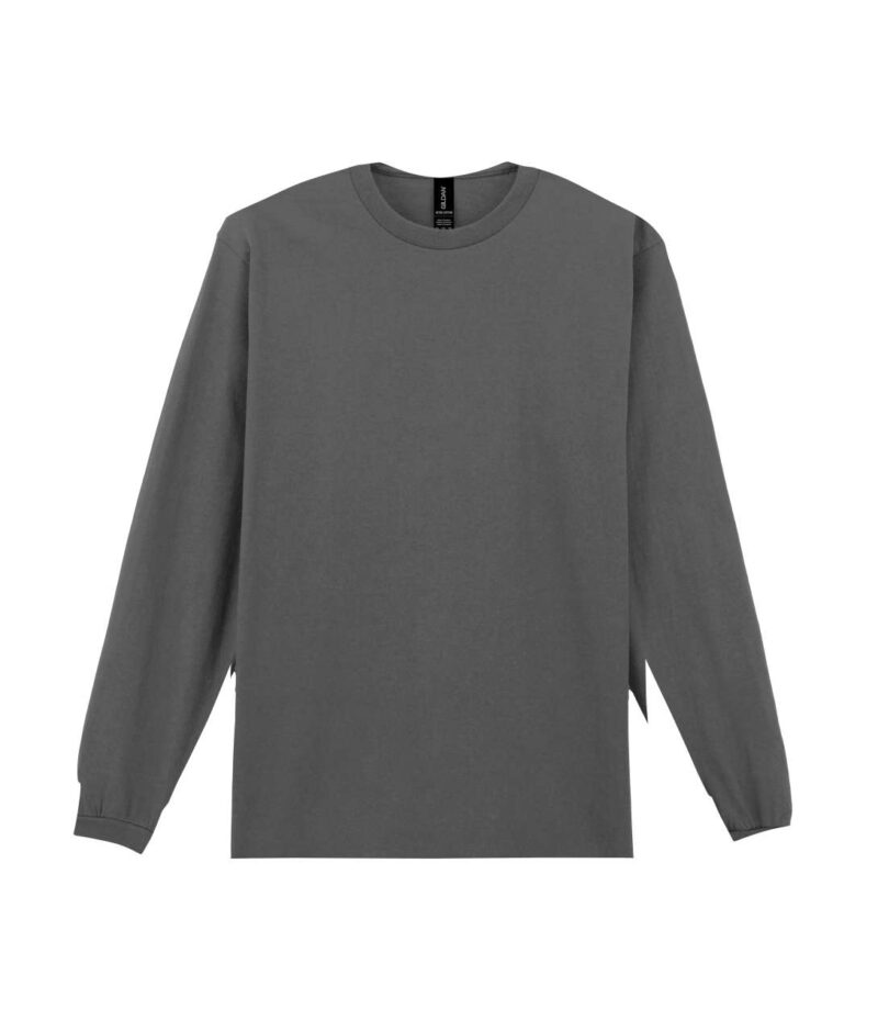 Gildan ULTRA COTTON™ ADULT LONG SLEEVE T-SHIRT - Ανθρακί