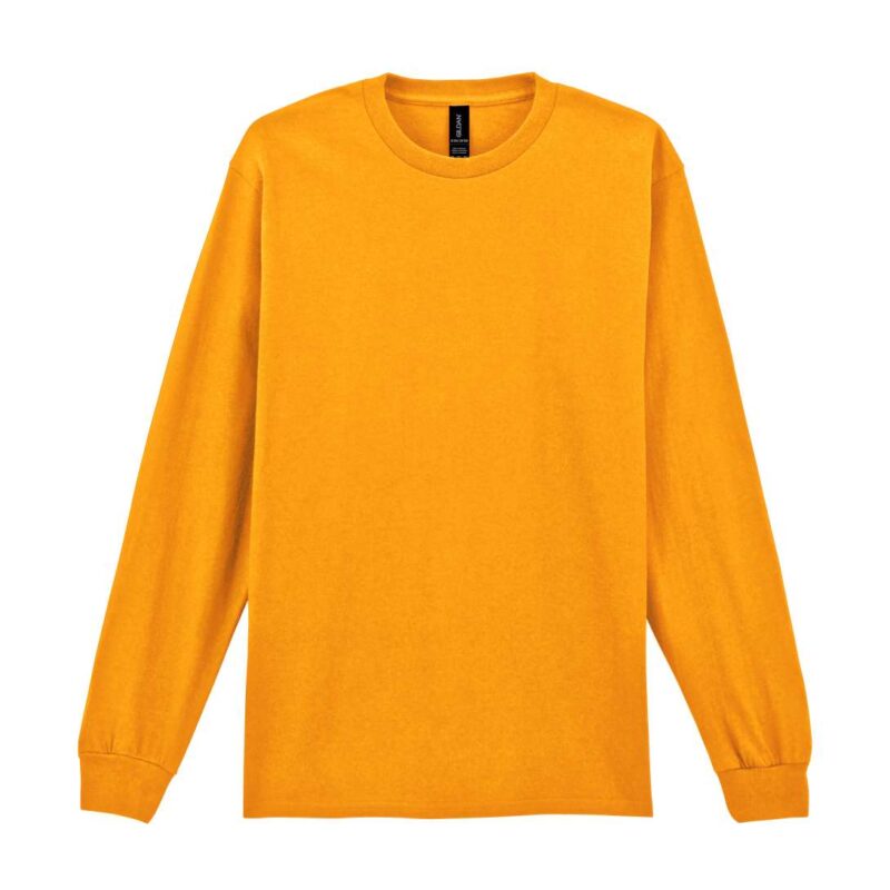 gi2400-gold-a2 Gildan ULTRA COTTON™ ADULT LONG SLEEVE T-SHIRT - χρυσό