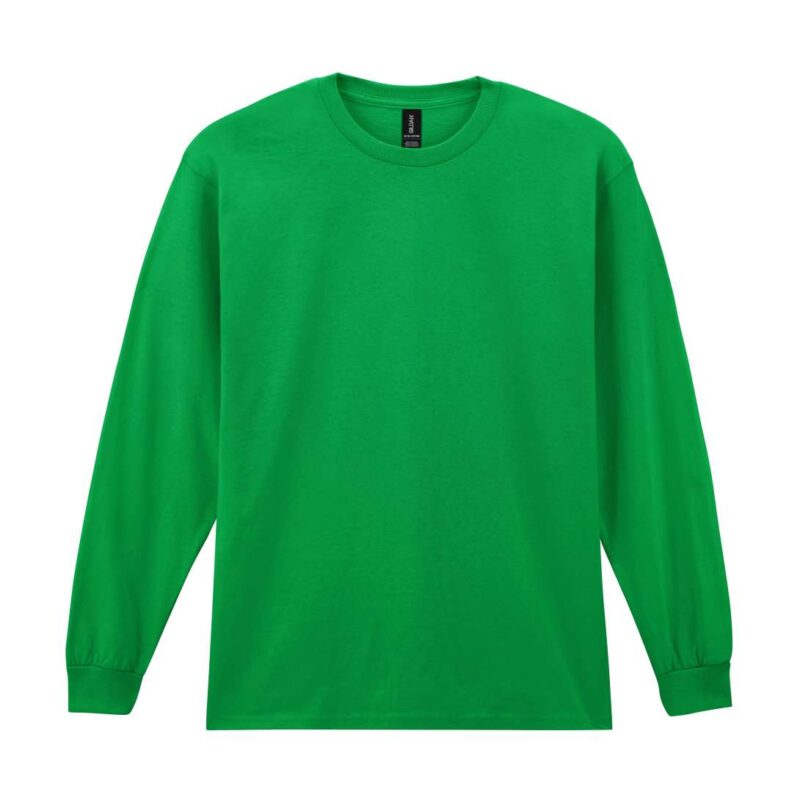 Gildan ULTRA COTTON™ ADULT LONG SLEEVE T-SHIRT - Ιρλανδικό Πράσινο