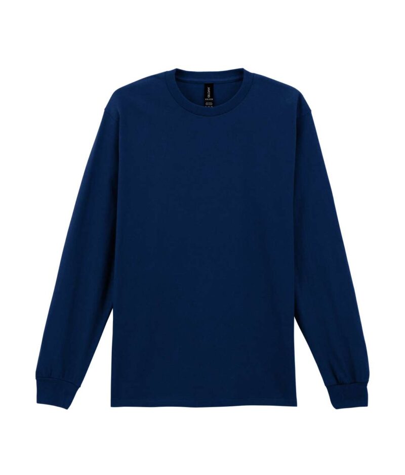 Gildan ULTRA COTTON™ ADULT LONG SLEEVE T-SHIRT - Μπλε μαρίν