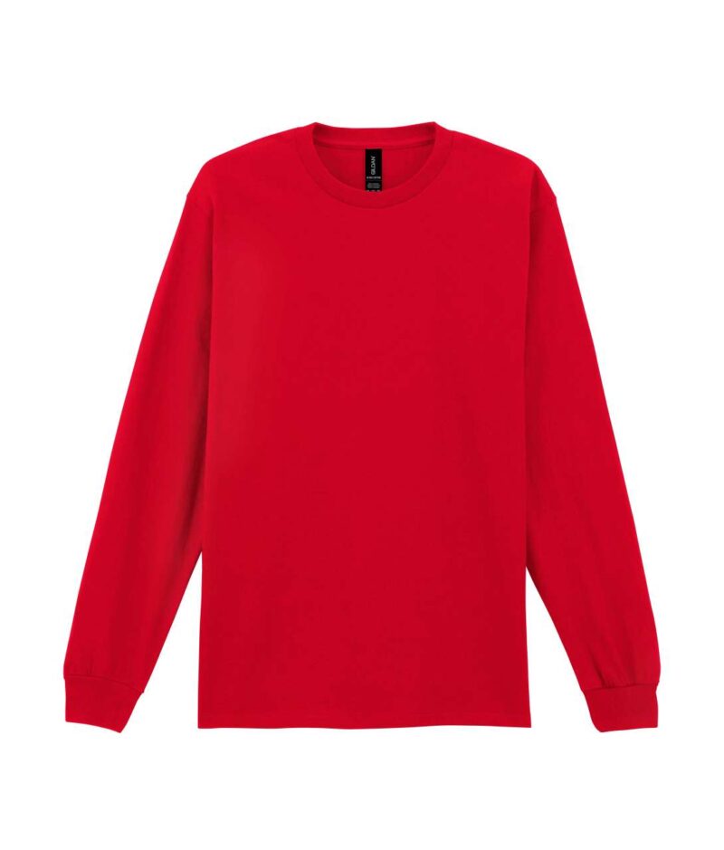 Gildan ULTRA COTTON™ ADULT LONG SLEEVE T-SHIRT - Κόκκινο