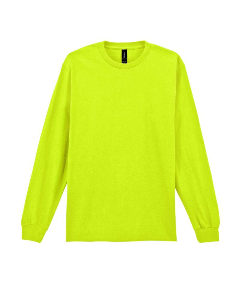 gi2400-safety_green-a2 Gildan ULTRA COTTON™ ADULT LONG SLEEVE T-SHIRT - 50% Βαμβάκι/50% Πολυεστέρας