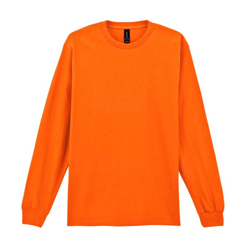 gi2400-sorange-a2 Gildan ULTRA COTTON™ ADULT LONG SLEEVE T-SHIRT - 50% Βαμβάκι/50% Πολυεστέρας