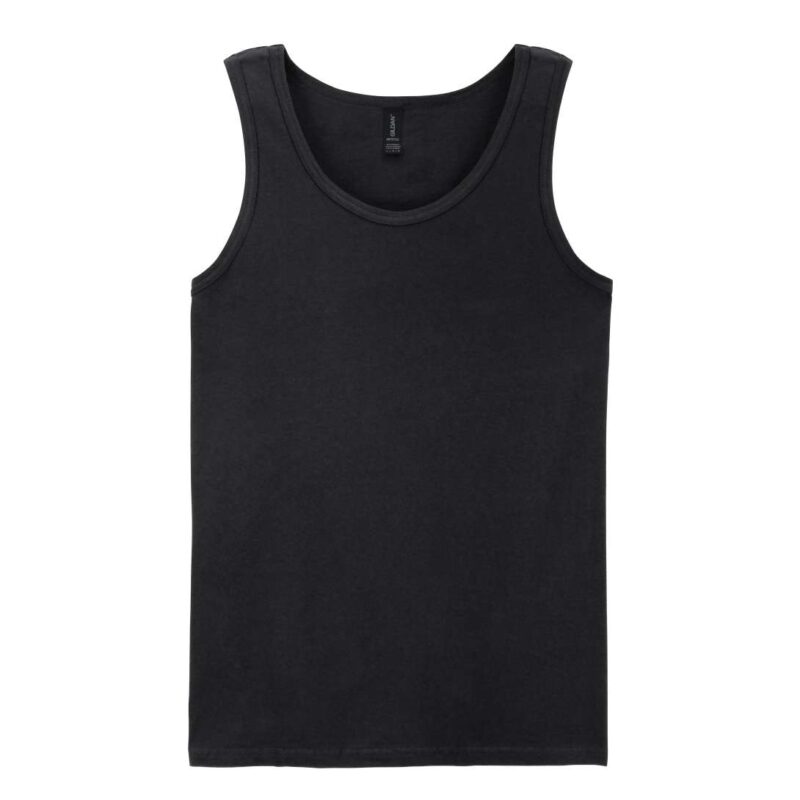Gildan SOFTSTYLE™ ADULT TANK TOP - Μαύρο