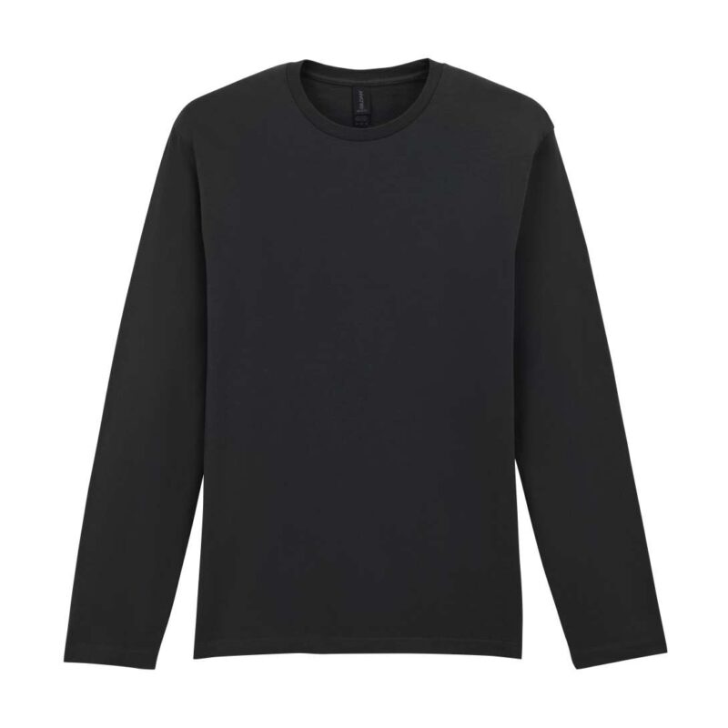 Gildan SOFTSTYLE™ ADULT LONG SLEEVE T-SHIRT - Μαύρο