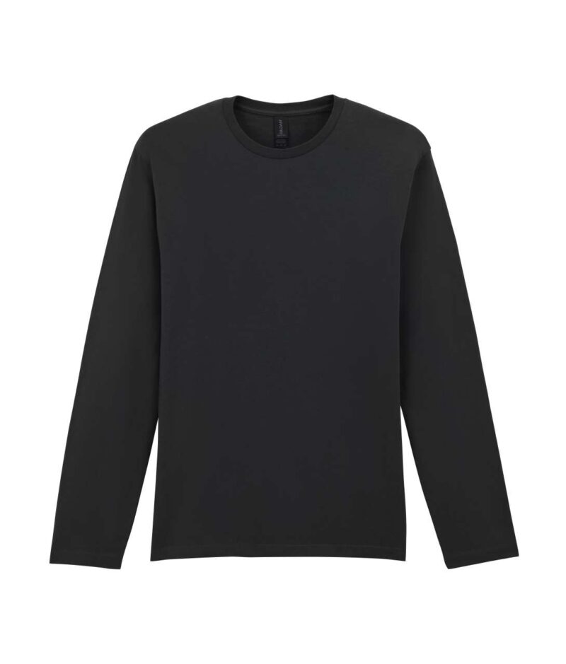 gi64400-black-a2 Gildan SOFTSTYLE™ ADULT LONG SLEEVE T-SHIRT - Μαύρο