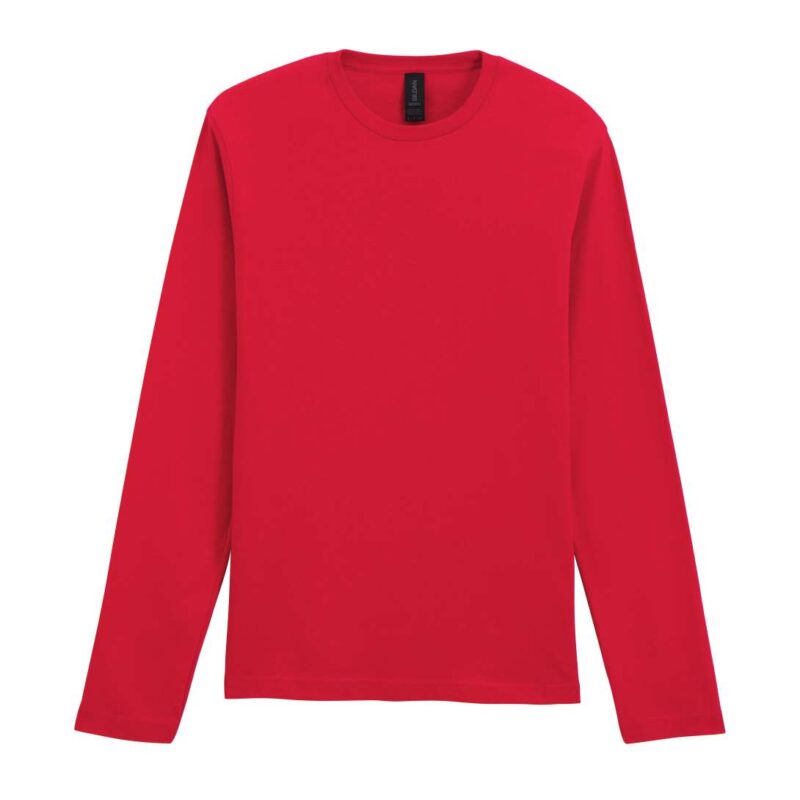 gi64400-red-a1 Gildan SOFTSTYLE™ ADULT LONG SLEEVE T-SHIRT - Κόκκινο