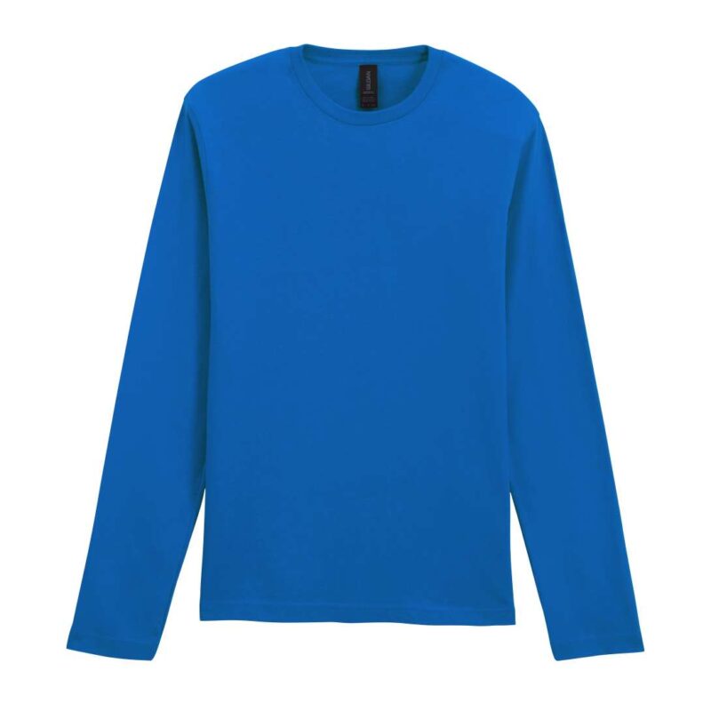 gi64400-royal-a2 Gildan SOFTSTYLE™ ADULT LONG SLEEVE T-SHIRT - Fan Deep Royal