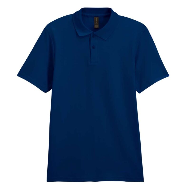 gi64800-navy-a2 Gildan SOFTSTYLE™ ADULT DOUBLE PIQUÉ POLO - Μπλε μαρίν
