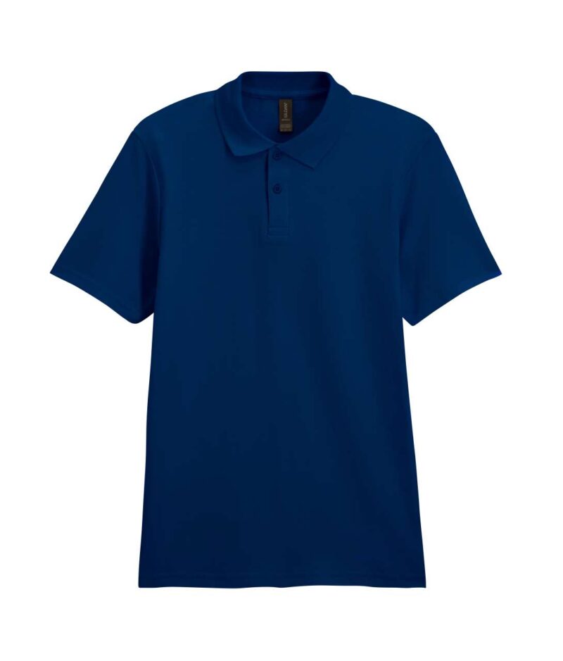 gi64800-navy-a2 Gildan SOFTSTYLE™ ADULT DOUBLE PIQUÉ POLO - Μπλε μαρίν
