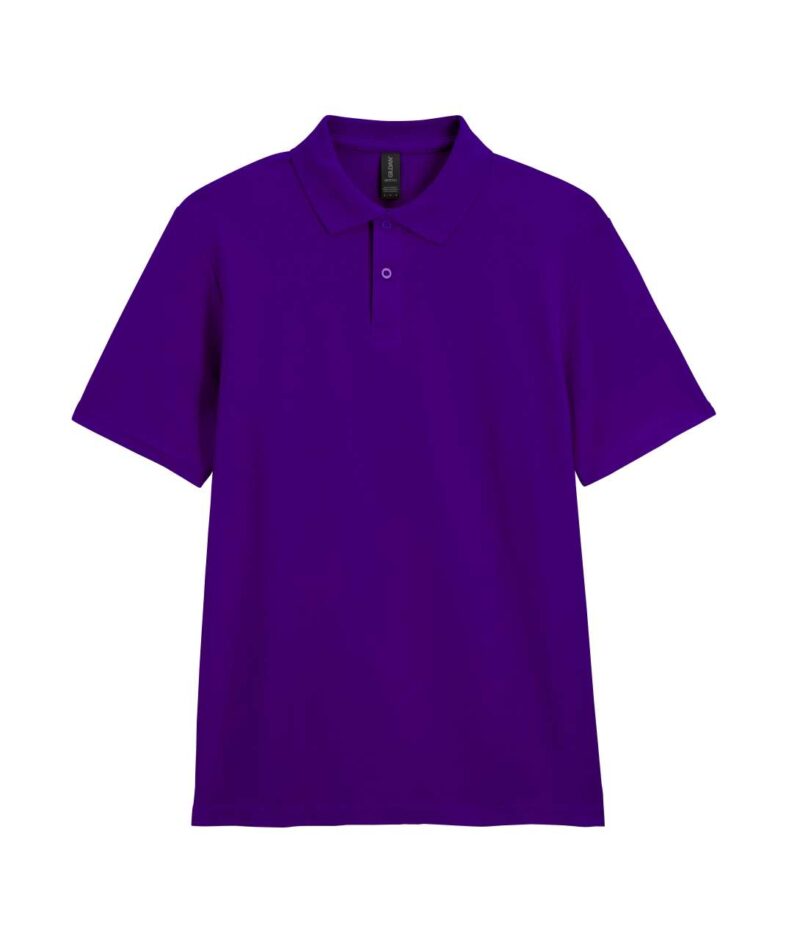 gi64800-purple-a2 Gildan SOFTSTYLE™ ADULT DOUBLE PIQUÉ POLO - Μωβ