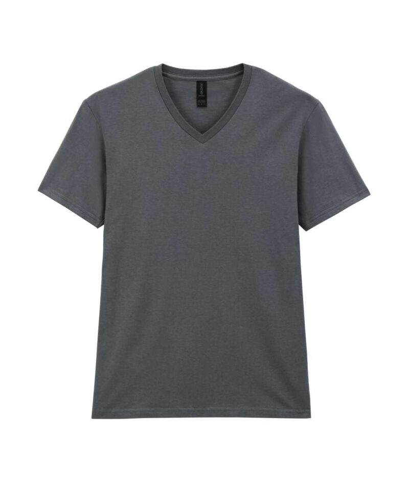 gi64v00-charcoal-a2 Gildan SOFTSTYLE™ ADULT V-NECK T-SHIRT - Ανθρακί