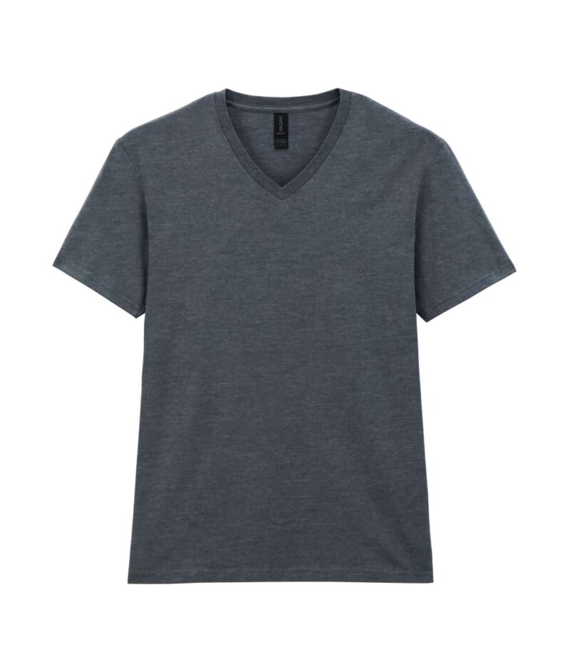 gi64v00-dark_heather-a2 Gildan SOFTSTYLE™ ADULT V-NECK T-SHIRT - 35% Cotton/65% Polyester