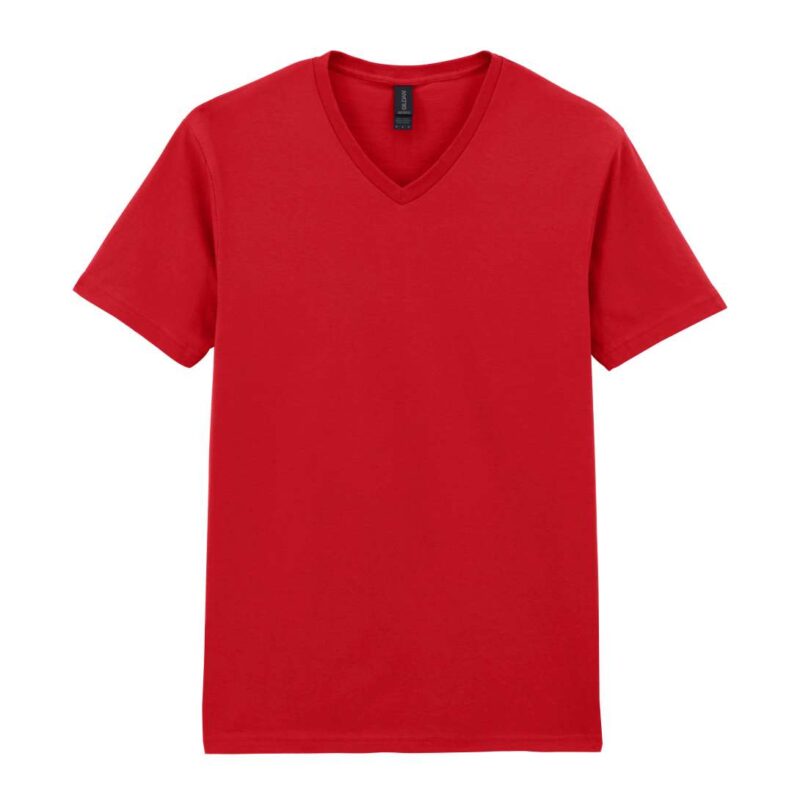 gi64v00-red-a2 Gildan SOFTSTYLE™ ADULT V-NECK T-SHIRT - Κόκκινο