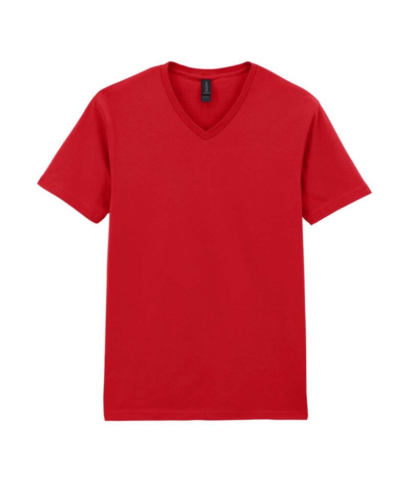 gi64v00-red-a2 Gildan SOFTSTYLE™ ADULT V-NECK T-SHIRT - Κόκκινο
