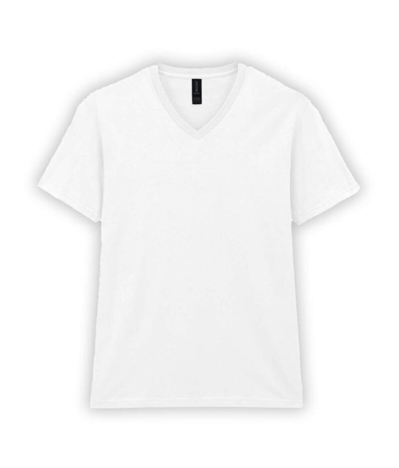 gi64v00-white-a1 Gildan SOFTSTYLE™ ADULT V-NECK T-SHIRT - Λευκό