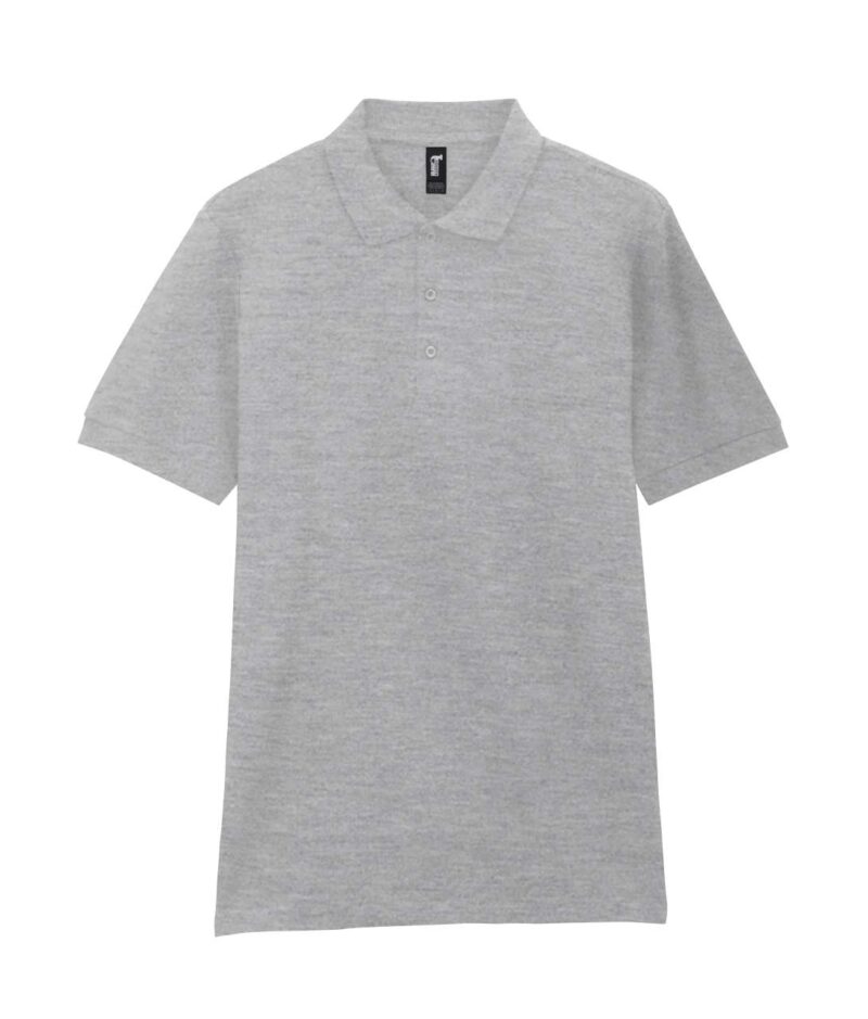 Gildan The user wants a translation to natural Greek for a product title, while strictly preserving placeholders and specific protected terms. The input is `PREMIUM COTTON® ADULT DOUBLE PIQUÉ POLO`. 1. **Identify elements to preserve:** The instructions explicitly state to "Preserve ... placeholders like PREMIUM COTTON® ... exactly - 90% Cotton/10% Polyester