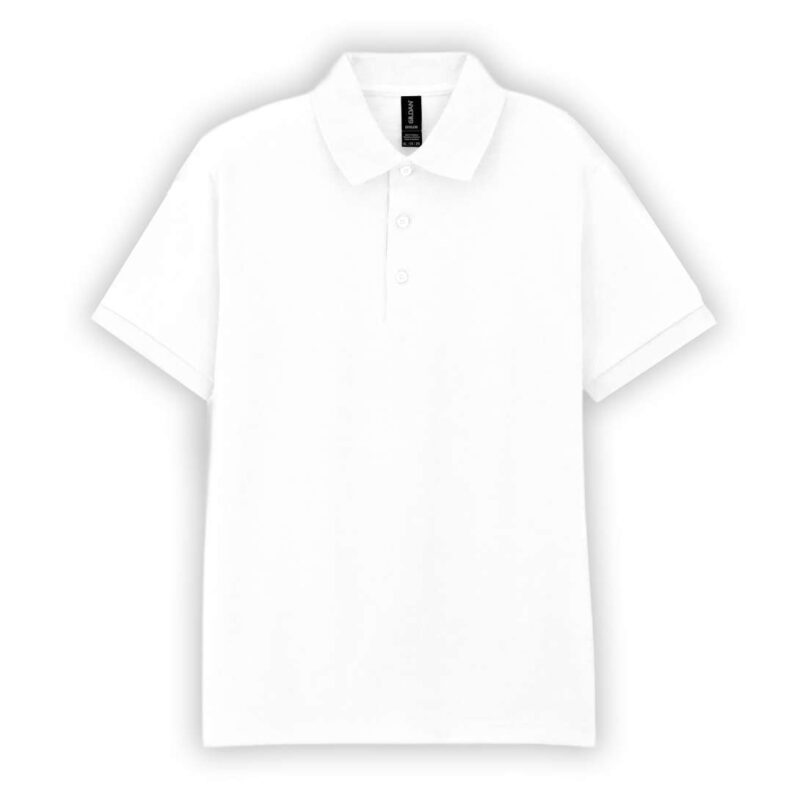 gi8800-white-a1 Gildan DRYBLEND® ADULT JERSEY POLO - Λευκό