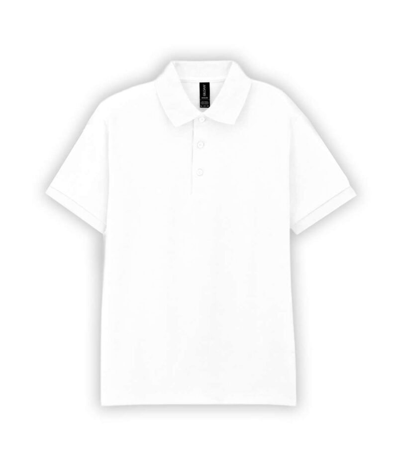 Gildan DRYBLEND® ADULT JERSEY POLO - Λευκό