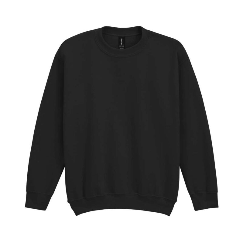 gib18000-black-a2 Gildan HEAVY BLEND™ YOUTH CREWNECK SWEATSHIRT - Μαύρο
