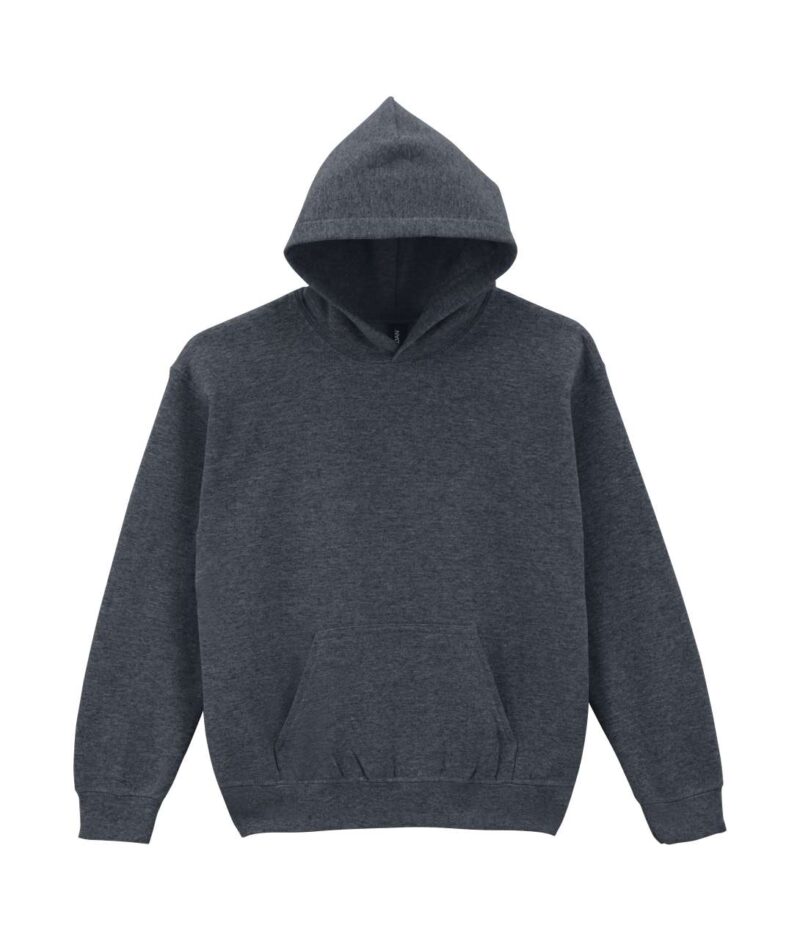 Gildan HEAVY BLEND™ SWEATSHIRT HOODED YOUTH - Σκούρο Μελανζέ