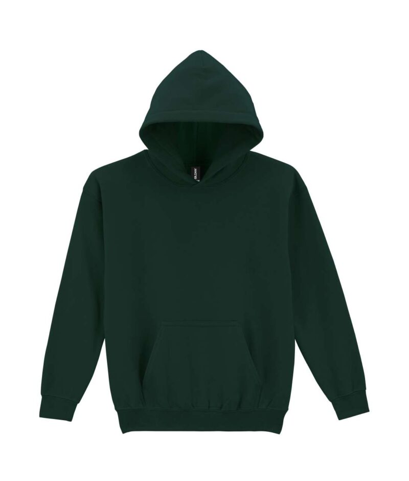 Gildan HEAVY BLEND™ SWEATSHIRT HOODED YOUTH - Πράσινο του δάσους