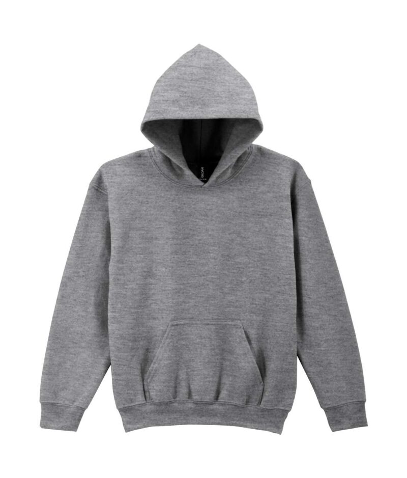 Gildan HEAVY BLEND™ SWEATSHIRT HOODED YOUTH - Γραφίτης Μελανζέ