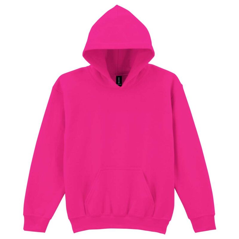 gib18500-heliconia-a2 Gildan HEAVY BLEND™ SWEATSHIRT HOODED YOUTH - ελικόνια
