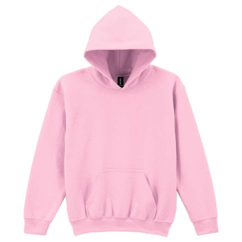 gib18500-light_pink-a2 Gildan HEAVY BLEND™ SWEATSHIRT HOODED YOUTH - ανοιχτό ροζ