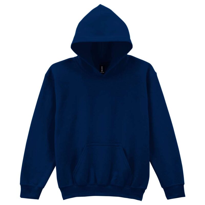 gib18500-navy-a2 Gildan HEAVY BLEND™ SWEATSHIRT HOODED YOUTH - Μπλε μαρίν