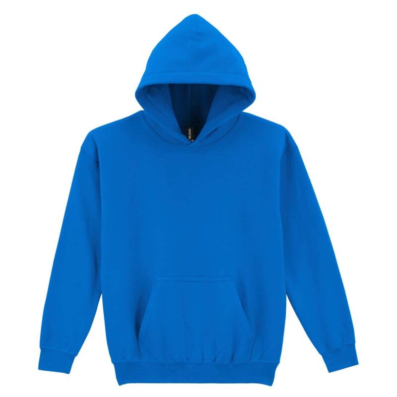 gib18500-royal-a2 Gildan HEAVY BLEND™ SWEATSHIRT HOODED YOUTH - βασιλικό μπλε
