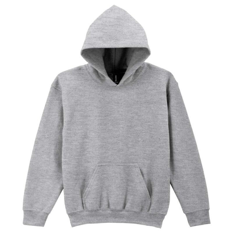 gib18500-sport_grey-a2 Gildan HEAVY BLEND™ SWEATSHIRT HOODED YOUTH - Αθλητικό Γκρι